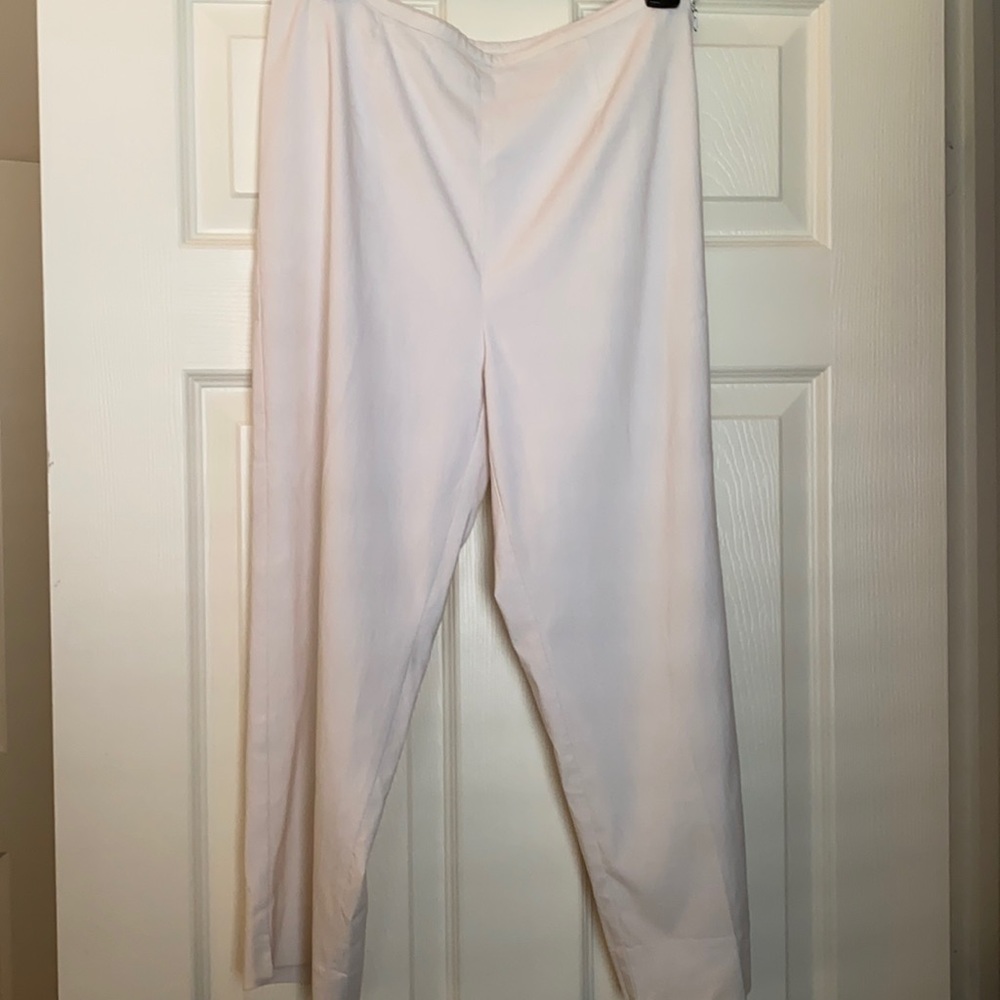 VINTAGE MIX IT OFF WHITE CAPRIS- SIDE ZIP-TIMELESS